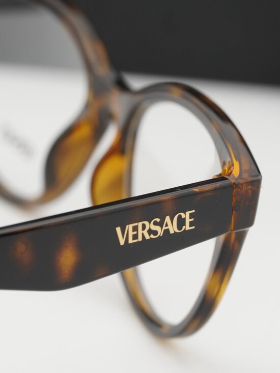 Versace VE3365U 108 Cat Eye Eyeglasses – Havana 52mm main image 7